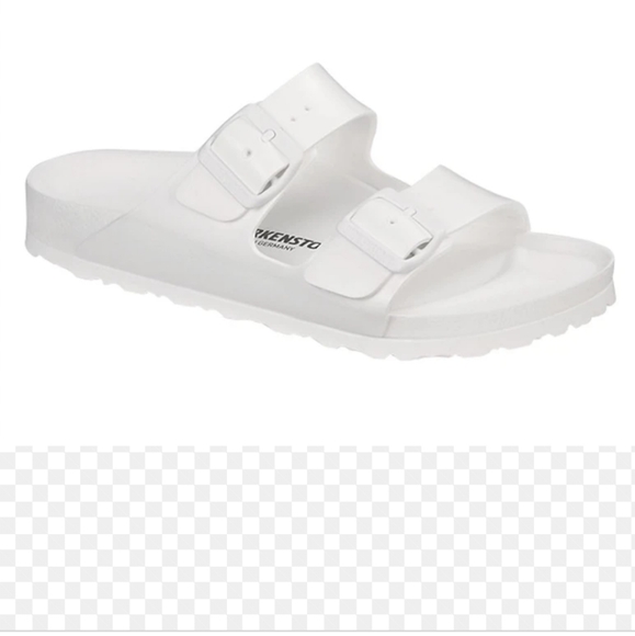 white rubber birkenstocks